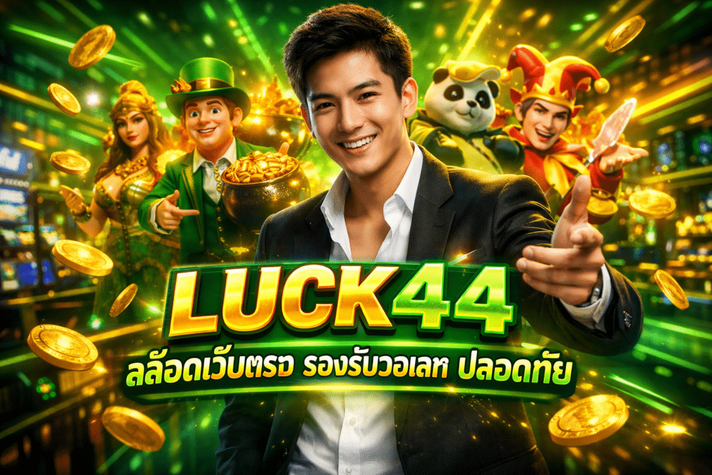 LUCK44 สล็อตเว็บตรง รองรับวอเลท ปลอดภัย มีทีมงานดูแล