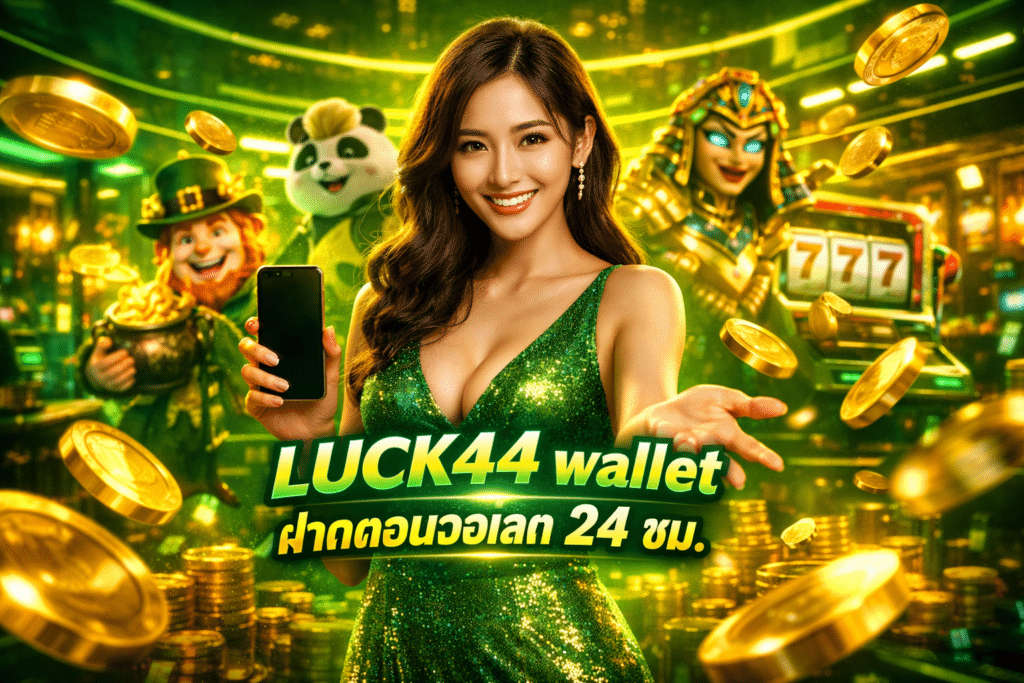 LUCK44 wallet ฝากถอนวอเลท 24 ชม. สะดวกทุกการเล่น